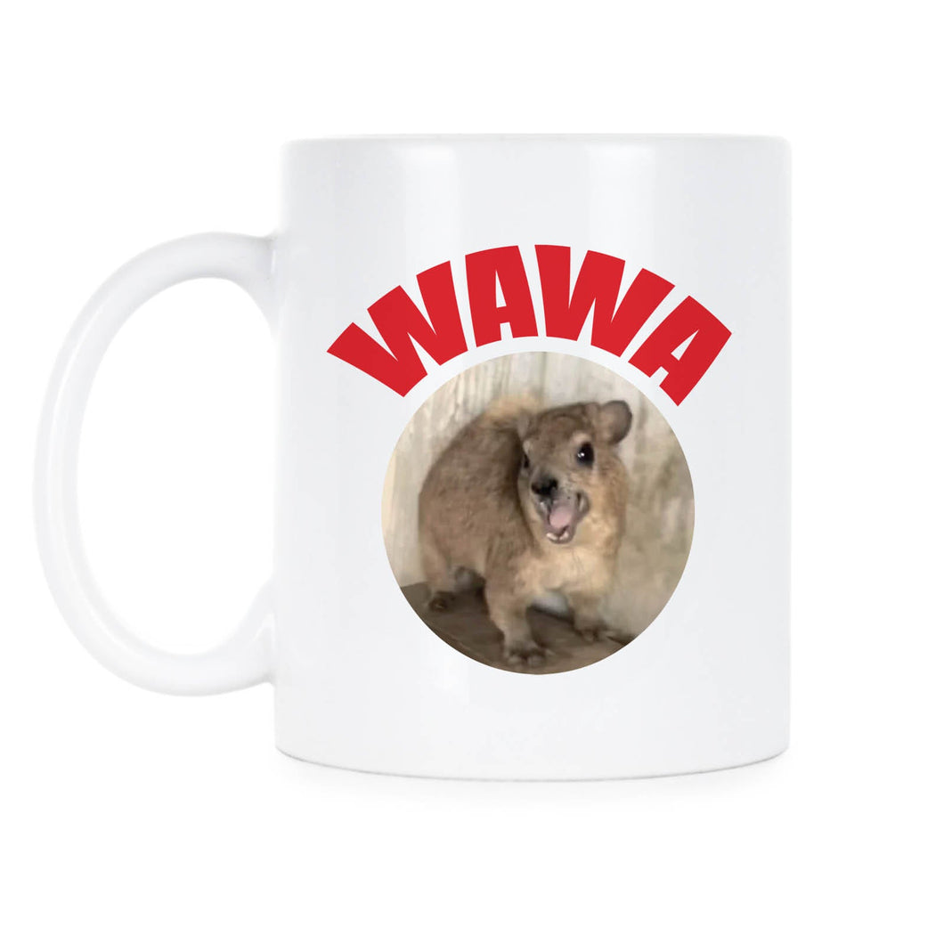 Hyrax Mug Wawa Awawa Funny Animal Meme Coffee Cup