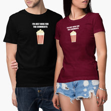 Im Just Here for the Comments Shirt Popcorn Shirt I'm Just Here for the Comments Tshirt