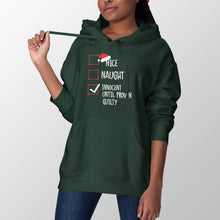 Nice Naughty Innocent Until Proven Guilty Christmas List Hoodie Funny Christmas Hoodies