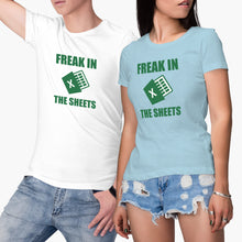 Freak in the Sheets Shirt Funny Spreadsheet T-Shirt Accountant Tshirt Spreadsheets Gift