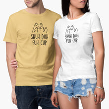 Shuh Duh Fuh Cup Tshirt Cat Giving the Finger Shirt