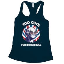 Too Cool for British Rule Tank George Washington Tank Top Women