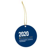 2020 would not recommend ornament