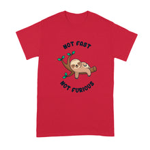 Not Fast Not Furious Shirt Funny Sloth Tshirt Cute Funny Sloth T-Shirt