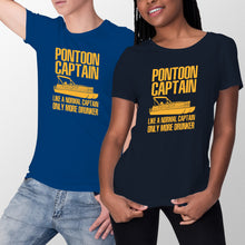 Pontoon Captain Shirt Pontoon Captain Only More Drunker Tshirt