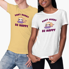Dont Hurry Be Happy Sloth T Shirts Funny Sloth Tshirt Shirt