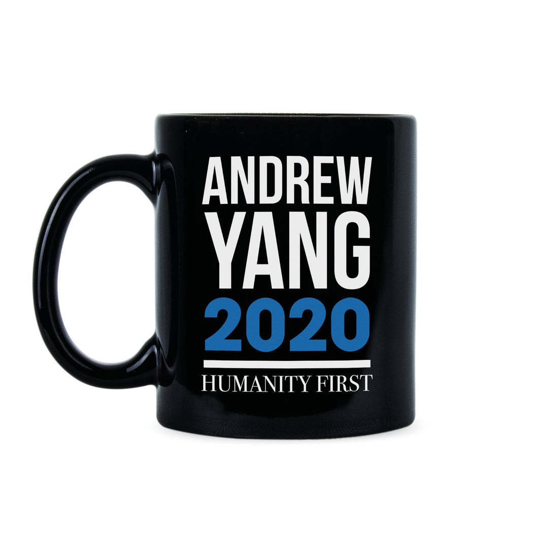 Andrew Yang Mug Andrew Yang 2020 Coffee Mug Andrew Yang Humanity First Yang Gang Mug