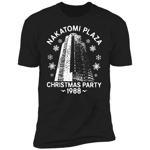 Nakatomi Plaza Christmas Party Black Shirt