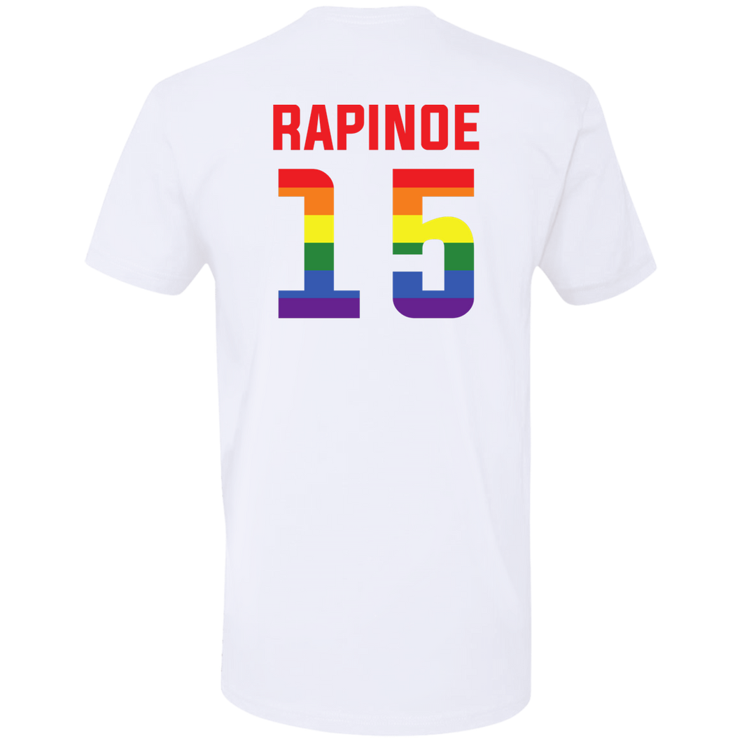 Megan Rapinoe Jersey Shirt Pride Rapinoe 15 Tshirt Design on Back