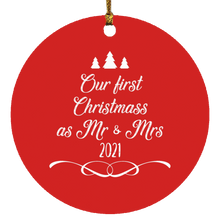 Workspace First Christmas married First Christmas married ornament