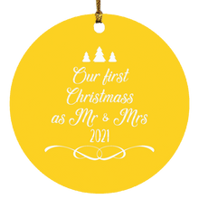 Workspace First Christmas married First Christmas married ornament