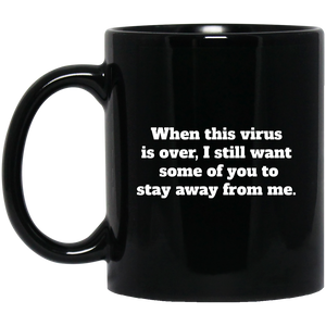 BM11OZ 11 oz. Black Mug