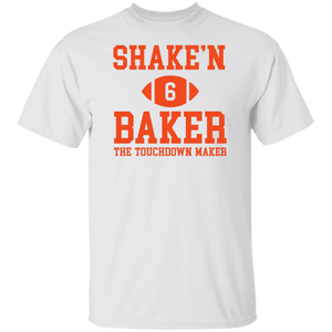 Baker Mayfield Kids Shirt Shake and Baker The Touchdown Maker Youth Shirt