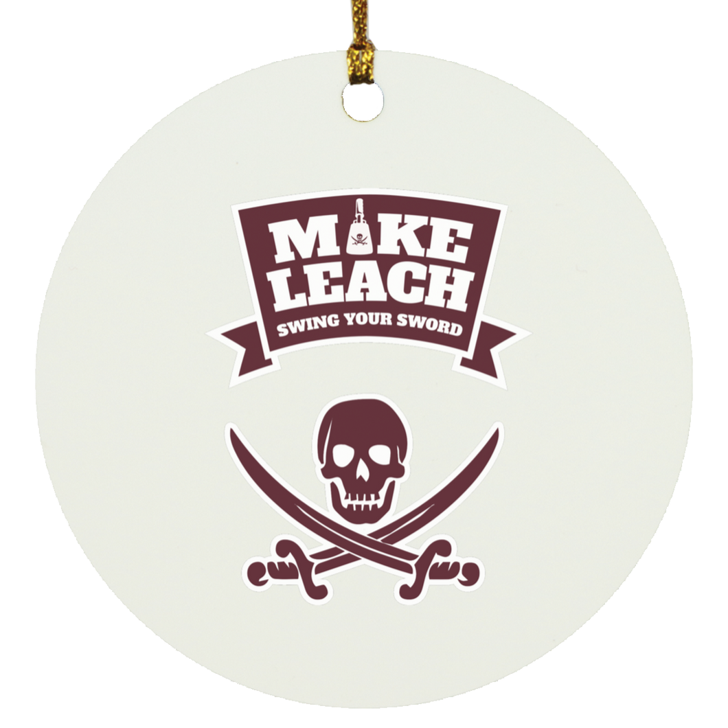 Mike Leach Ornament Swing Your Sword Christmas Ornaments