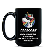 Dadacorn Coffee Mug Dad Unicorn Coffee Mugs Cup