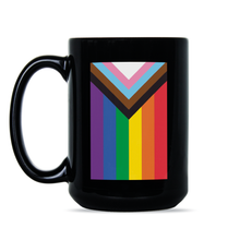 Progress Flag Mug LGBTQ Coffee Mug LGBTQIA Gift