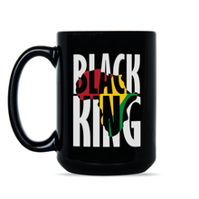 Black King Coffee Mug Black Pride Cup