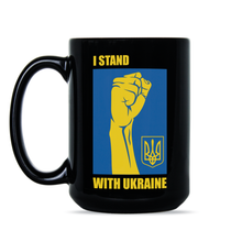 I Stand with Ukraine Mug I Support Ukraine Coffee Cup