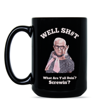 What Are Y’all Screwin Leslie Jordan What Are Y’all Doing Mug Black