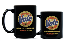 Vote Removes Stubborn Orange Stains Mug Vote Gets Rid of Orange Stains Coffee Cup