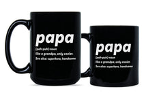 Papa Like A Grandpa Only Cooler Papa Coffee Mug Cute Grandpa Gifts
