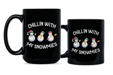 Chillin with My Snowmies Mug Funny Snowman Coffee Mug Snowmen Cup