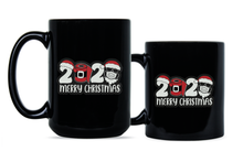 Christmas 2020 Mug Santa with Mask Mug 2020 Quarantine Christmas Coffee Mug