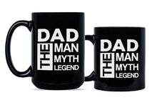 Dad the Man the Myth the Legend Mug Fathers Day Cup Funny Coffee Mugs for Dad