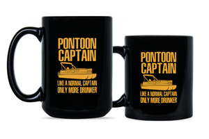Pontoon Captain Mug Pontoon Captain Only More Drunker Coffee Mug