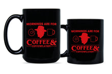 Mornings are for Coffee and Contemplation Mug Jim Hopper Mug