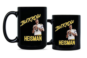 Joe Burrow Heisman Coffee Mug Joe Burrow Mug