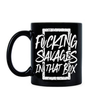 Savages in that Box Mug New York Baseball Coffee Mug Savages in the Box