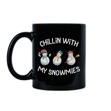 Chillin with My Snowmies Mug Funny Snowman Coffee Mug Snowmen Cup