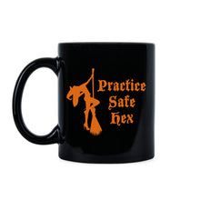Practice Safe Hex Mug Funny Halloween Mug