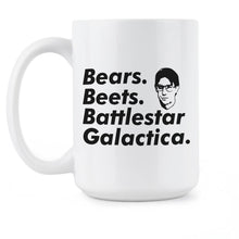 Titles:  Bears Beets Battlestar Galactica Mug Jim Halpert Mug