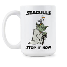 Seagulls Stop It Now Mug Yoda Seagulls Mug