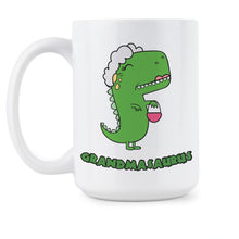 Grandma Dinosaur Mug Grandmasaurus Mug Funny Grandma Mug