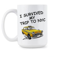 I Survived My Trip to NYC Mug Tom Holland I Survived My Trip to NYC Coffee Cup