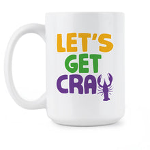 Let's Get Cray Crawfish Mug Lets Get Cray Mardi Gras Coffee Mug