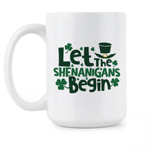 Let the Shenanigans Begin Mug Shenanigans Coffee Mug St Patrick’s Day Mugs