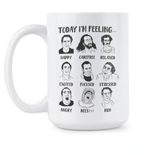 Today Im Feeling Nicolas Cage Mug Nicolas Cage Mood Coffee Cup Nick Cage Mug
