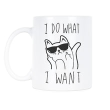 Cat I Do What I Want Mug I Do What I Want Cat Mug