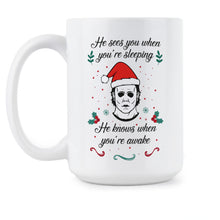 Michael Myers Christmas Mug Michael Myers Coffee Cup