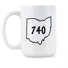 Joe Burrow 740 Joe Burrow Mug Ohio Area Code Coffee Mug