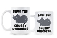 Save the Chubby Unicorns Mug Rhino Coffee Mug