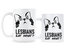 Lesbians Eat What Mug Funny Lesbian Coffee Mugs LGBTQ Cup