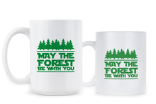 May the Forest Be With You Coffee Mug Funny Camping Coffee Cup Nature Mugs Cups