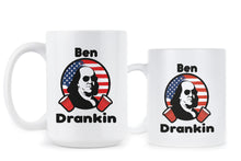 Ben Drankin Mug Ben Franklin Drinking Coffee Mug