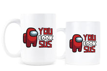 You Look Sus Mug You Look Sus Bro Coffee Cup
