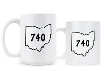 Joe Burrow 740 Joe Burrow Mug Ohio Area Code Coffee Mug